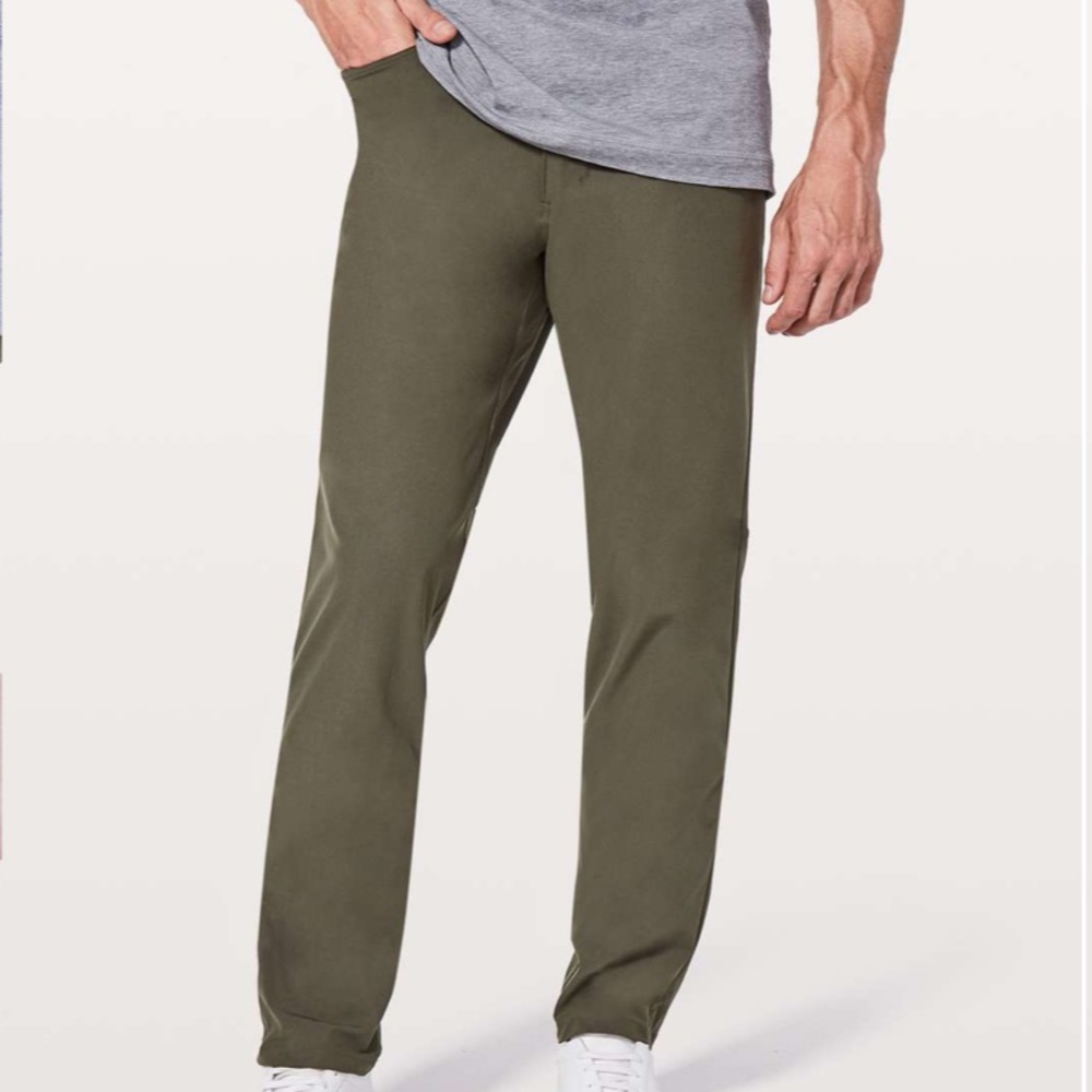 Lululemon ABC Pant Classic In Light Olive Size 33